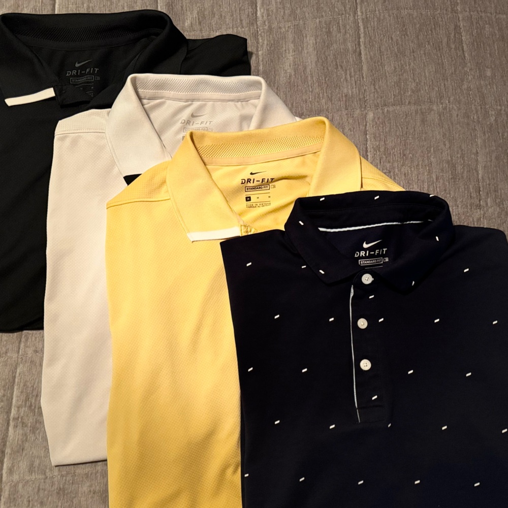 Nike Dri-Fit Performance Polos Bundle of 4